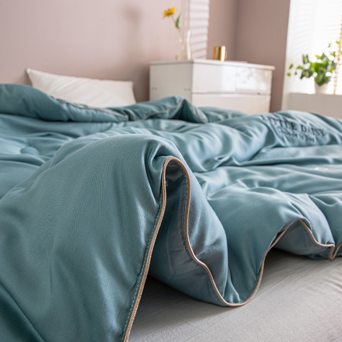 91家纺网 家纺一手货源 找家纺 （总）久典2020新款玻天丝莫代尔抗菌被小雏菊系列