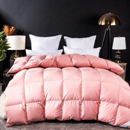 91家纺网 家纺一手货源 找家纺 （总）圣梦莱羽绒家纺 新款120支全棉贡缎羽绒被被子被芯冬被（凡质量问题由商家承担）