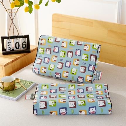 91家纺网 家纺一手货源 找家纺 萌番宝 2020潮款儿童乳胶枕 方块小白熊