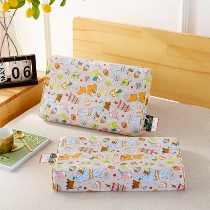 91家纺网 家纺一手货源 找家纺 萌番宝 2020潮款儿童乳胶枕 开心狐狸