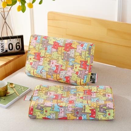 91家纺网 家纺一手货源 找家纺 萌番宝 2020潮款儿童乳胶枕 萌萌猫