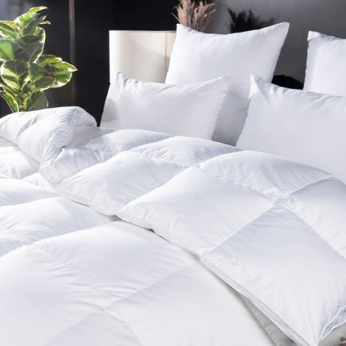 91家纺网 家纺一手货源 找家纺 （总）圣梦莱羽绒家纺 新款120支全棉贡缎羽绒被被子被芯冬被（凡质量问题由商家承担）