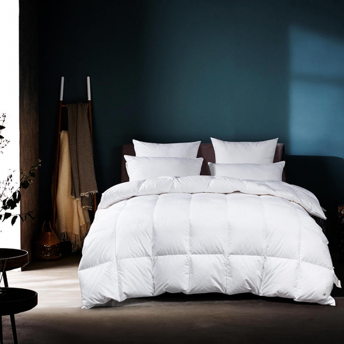 91家纺网 家纺一手货源 找家纺 （总）圣梦莱150支全棉真羽绒被加厚冬被立衬立体春秋被防钻绒（凡质量问题由商家承担）