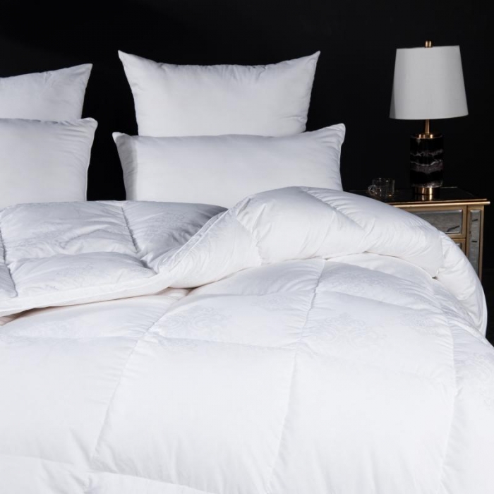 91家纺网 家纺一手货源 找家纺 （总）圣梦莱150支全棉真羽绒被加厚冬被立衬立体春秋被防钻绒（凡质量问题由商家承担）