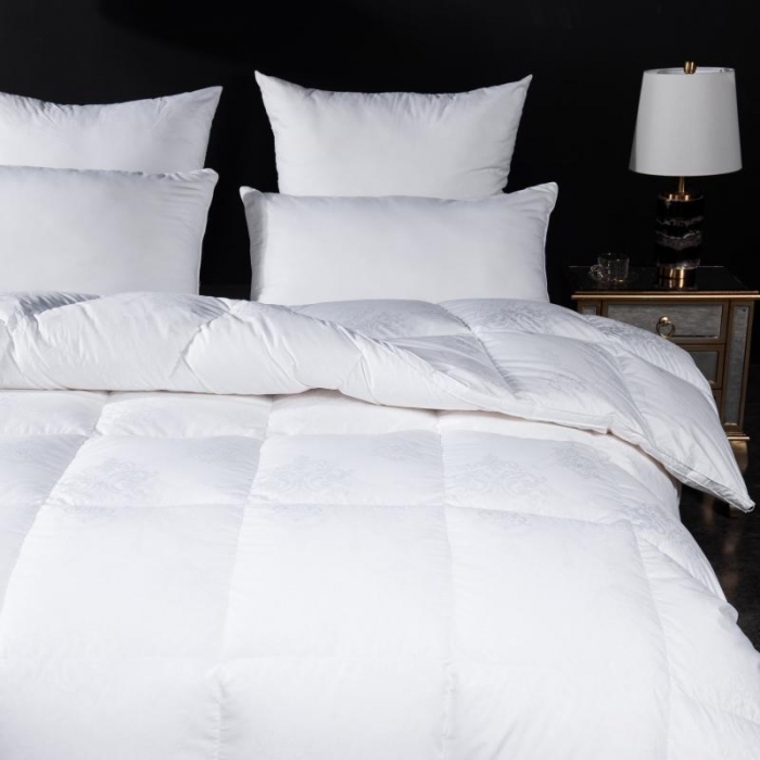 91家纺网 家纺一手货源 找家纺 （总）圣梦莱150支全棉真羽绒被加厚冬被立衬立体春秋被防钻绒（凡质量问题由商家承担）