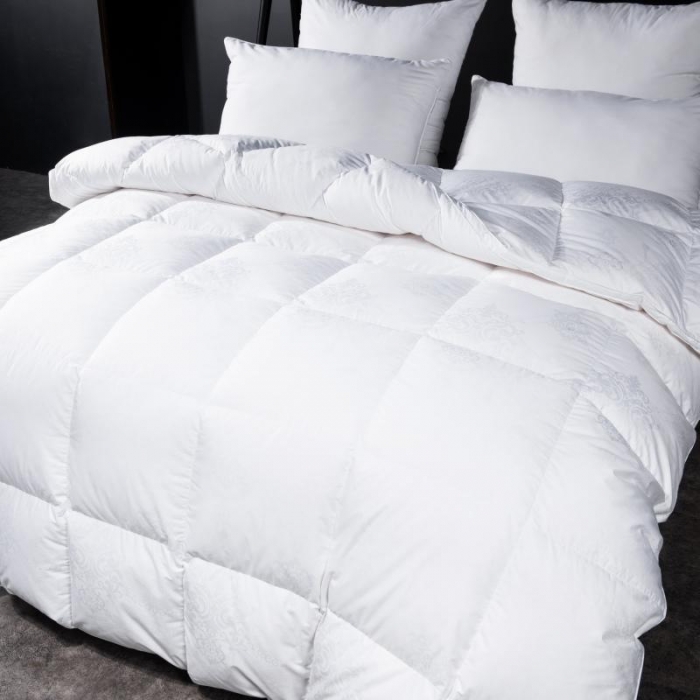 91家纺网 家纺一手货源 找家纺 （总）圣梦莱150支全棉真羽绒被加厚冬被立衬立体春秋被防钻绒（凡质量问题由商家承担）