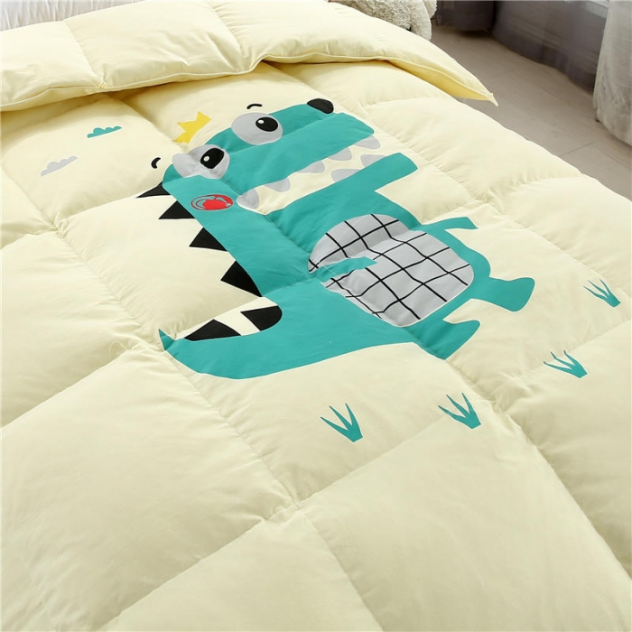 91家纺网 家纺一手货源 找家纺 圣梦莱儿童全棉羽绒被冬被凡是质量问题退货厂家承担费用鳄鱼先生