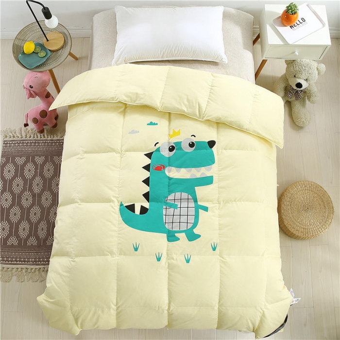 91家纺网 家纺一手货源 找家纺 圣梦莱儿童全棉羽绒被冬被凡是质量问题退货厂家承担费用鳄鱼先生