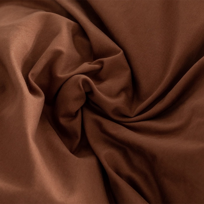 91家纺网 家纺一手货源 找家纺 窝米 2020新款40s纯色磨毛四件套撞色系列 焦糖