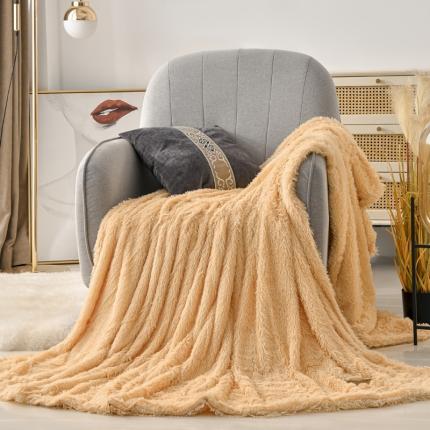 91家纺网 家纺一手货源 找家纺 （总）卡奥家纺 2021多功能双层超柔长毛毯空调毯毛绒被套