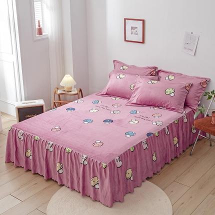 91家纺网 家纺一手货源 找家纺 （总）纽缦 2020新款绒单层床裙