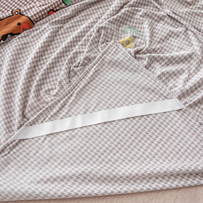 91家纺网 家纺一手货源 找家纺 纽缦 2020新款绒单层床裙 可可佳人浅咖