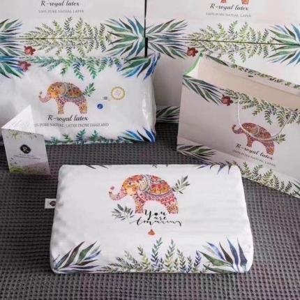 91家纺网 家纺一手货源 找家纺 佳梦达 2020新款皇家大象仿乳胶枕图2