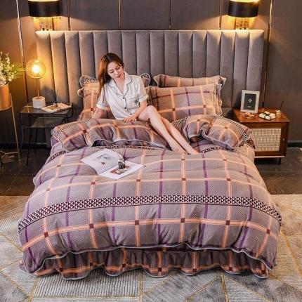 91家纺网 家纺一手货源 找家纺 （总）爱洛牛奶绒宝宝绒水晶绒法莱绒金貂绒四件套