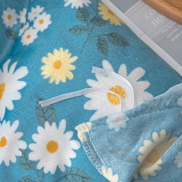 91家纺网 家纺一手货源 找家纺 纽缦 2020新款单被套 雏菊之恋蓝