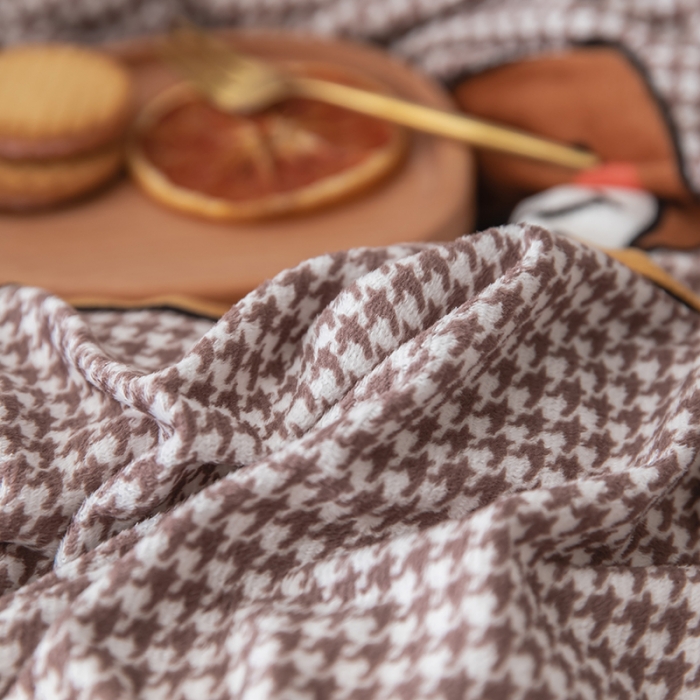 91家纺网 家纺一手货源 找家纺 纽缦 2020新款单被套 可可佳人浅咖