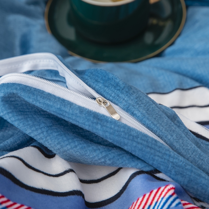 91家纺网 家纺一手货源 找家纺 纽缦 2020新款单被套 索菲亚蓝