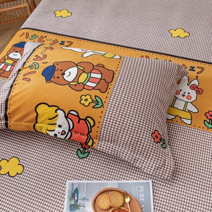 91家纺网 家纺一手货源 找家纺 纽缦 2020新款信封枕套一对 可可佳人浅咖