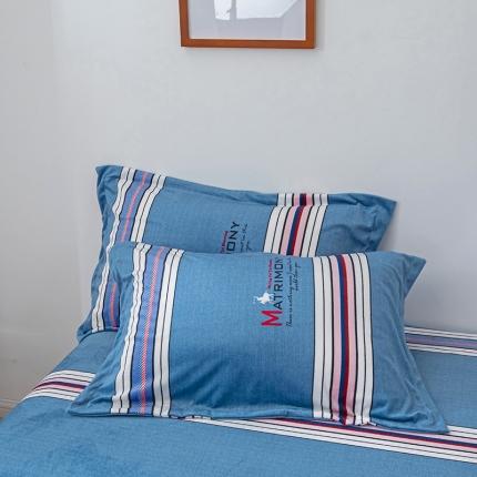 纽缦 2020新款信封枕套一对 索菲亚蓝