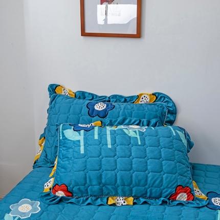 91家纺网 家纺一手货源 找家纺 （总）纽缦 2020新款夹棉枕套一对