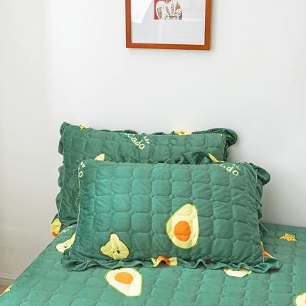 91家纺网 家纺一手货源 找家纺 （总）纽缦 2020新款夹棉枕套一对