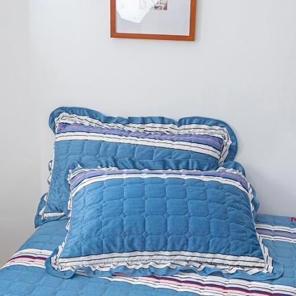 91家纺网 家纺一手货源 找家纺 （总）纽缦 2020新款夹棉枕套一对