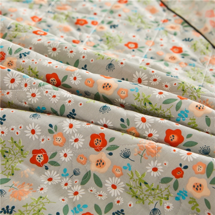 91家纺网 家纺一手货源 找家纺 十个点家纺 2022新款全棉蕾丝夹棉床裙四件套 花海迷情