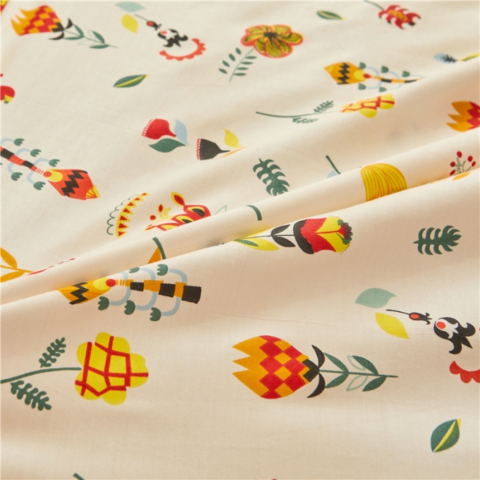 91家纺网 家纺一手货源 找家纺 十个点家纺 2022新款全棉蕾丝夹棉床裙四件套 花开那时