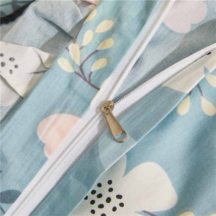 91家纺网 家纺一手货源 找家纺 十个点家纺 2022新款全棉蕾丝夹棉床裙四件套 花样人生