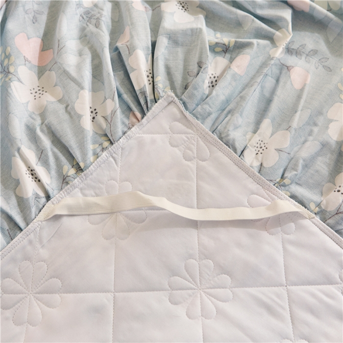 91家纺网 家纺一手货源 找家纺 十个点家纺 2022新款全棉蕾丝夹棉单床裙 花样人生