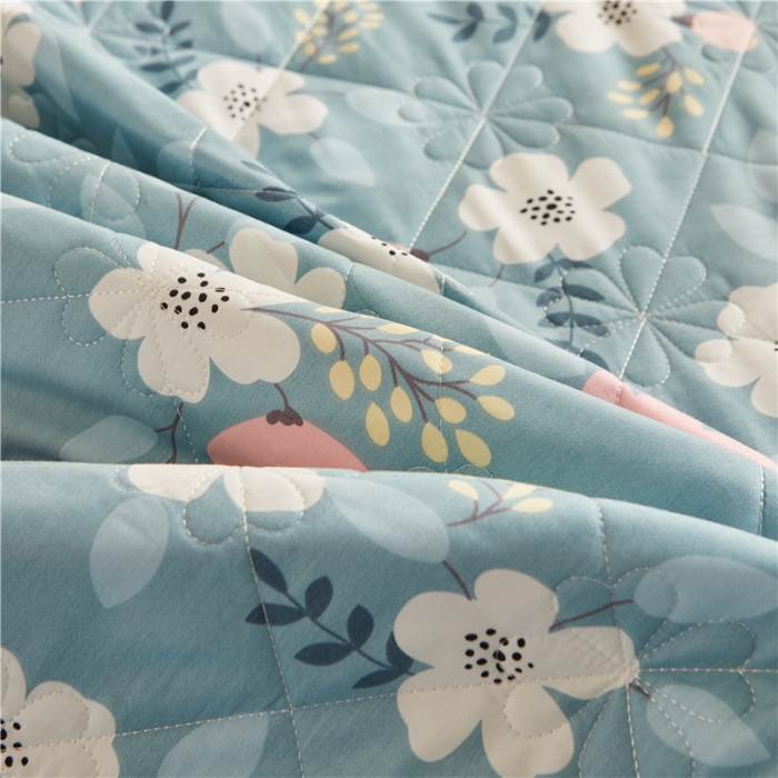 91家纺网 家纺一手货源 找家纺 十个点家纺 2022新款全棉蕾丝夹棉单床裙 花样人生