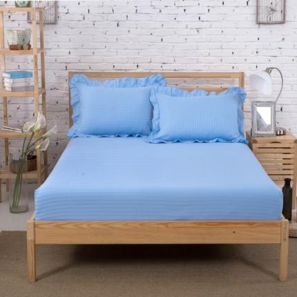 91家纺网 家纺一手货源 找家纺 （总）爱妮玖玖 2019全棉缎条单层床笠