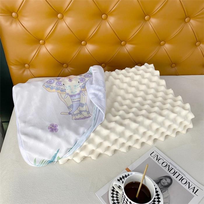 91家纺网 家纺一手货源 找家纺 ventry泰国天然乳胶枕二代V牌乳胶头