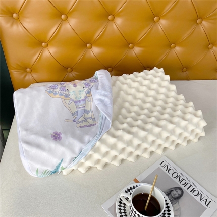 91家纺网 家纺一手货源 找家纺 ventry泰国天然乳胶枕二代V牌乳胶头