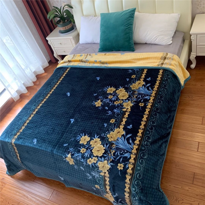 91家纺网 家纺一手货源 找家纺 卡奥轻奢复合毯子拉舍尔毛毯云毯法莱绒水晶绒毛毯迷迭