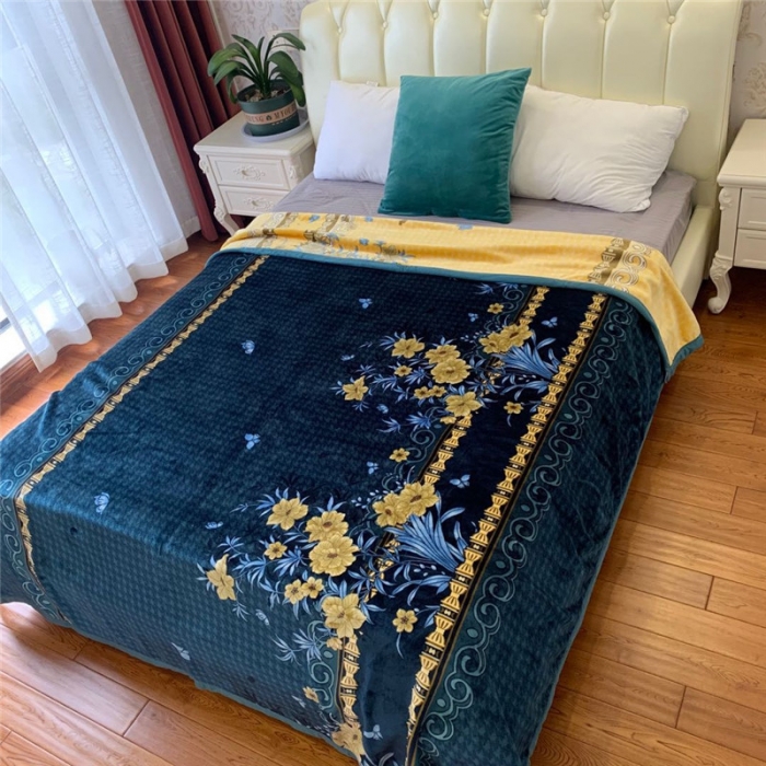 91家纺网 家纺一手货源 找家纺 卡奥轻奢复合毯子拉舍尔毛毯云毯法莱绒水晶绒毛毯迷迭