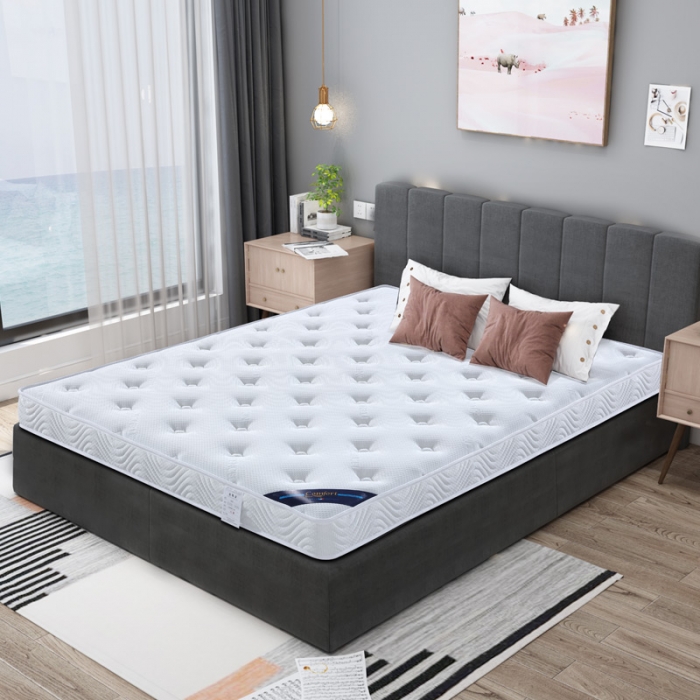 91家纺网 家纺一手货源 找家纺 顺丰包邮时奥家纺2019新款3E环保椰棕乳胶床垫场景二S06