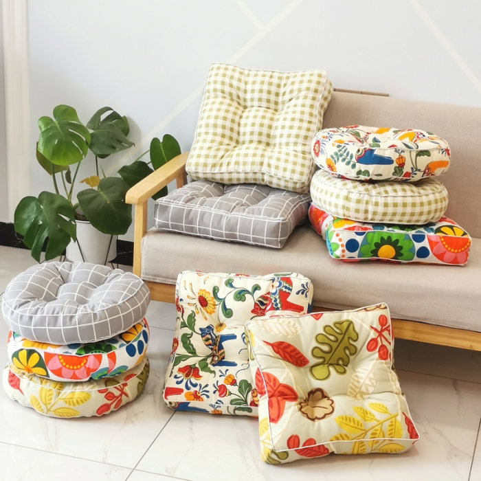 91家纺网 家纺一手货源 找家纺 （总）李帅家居 新款全棉帆布坐垫日式榻榻米垫躺椅垫跪拜垫椅子垫沙发垫