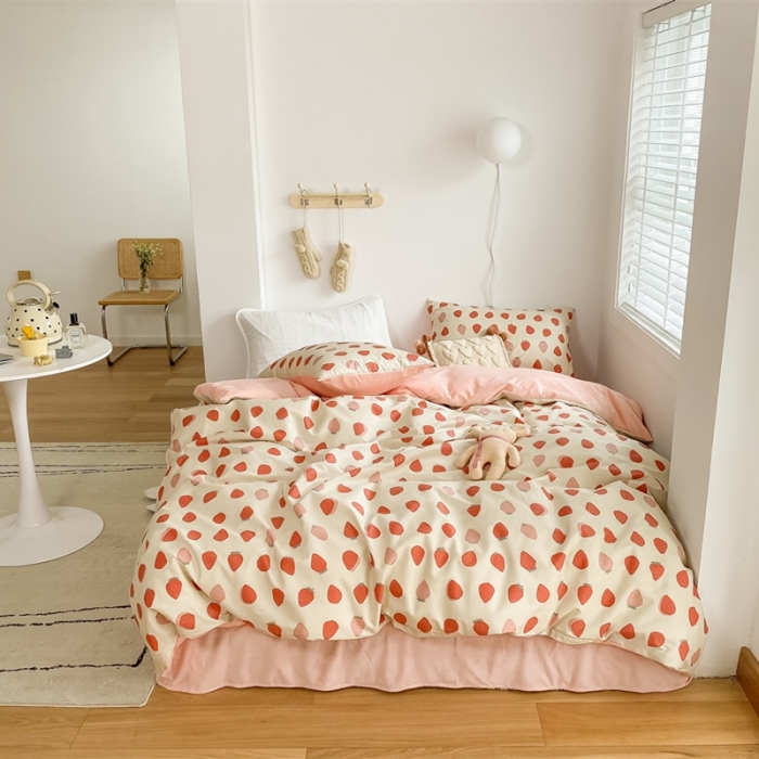 91家纺网 家纺一手货源 找家纺 （总）棉眠 2020新品棉加绒A版纯棉B版水晶绒四件套