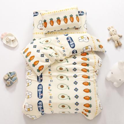 91家纺网 家纺一手货源 找家纺 （总）鱼宝 2020新款小版牛奶绒婴童套件多件套