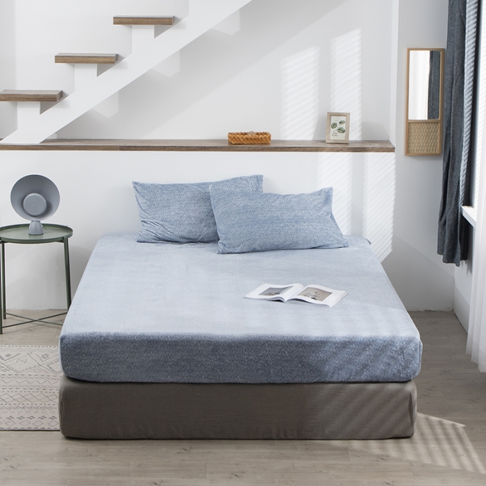 91家纺网 家纺一手货源 找家纺 （总）小米笠 2020新款牛奶绒单床笠