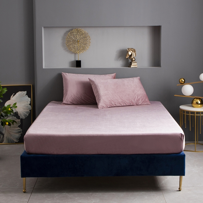 91家纺网 家纺一手货源 找家纺 （总）小米笠 2020新款宝宝绒单床笠