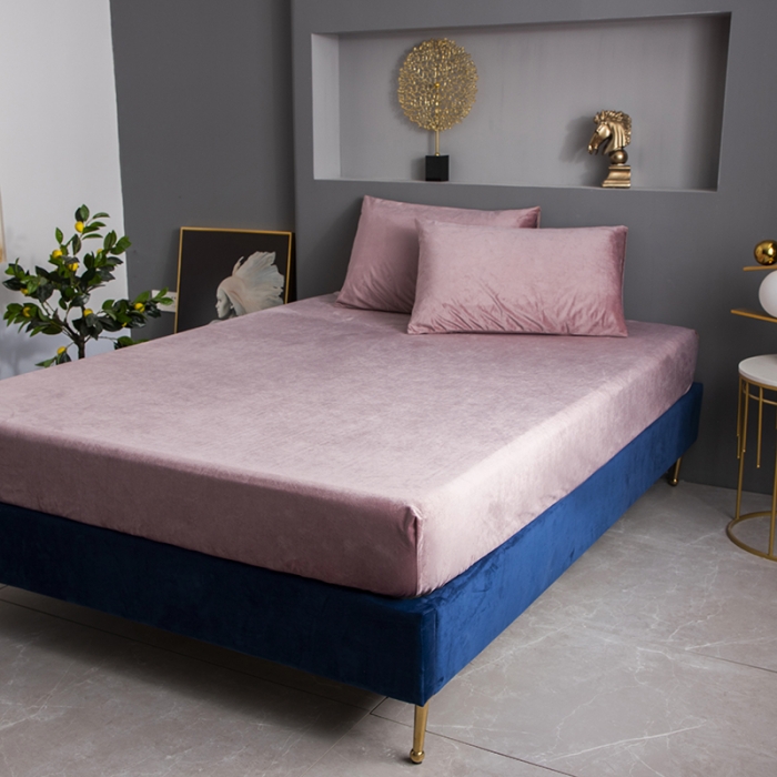 91家纺网 家纺一手货源 找家纺 （总）小米笠 2020新款宝宝绒单床笠