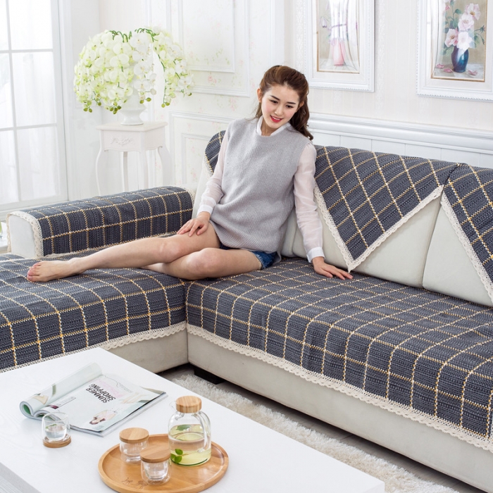 91家纺网 家纺一手货源 找家纺 火星时代 H-619意大利绒沙发垫套装 棉线编织-柳暗花明