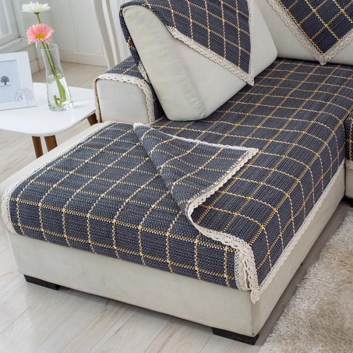 91家纺网 家纺一手货源 找家纺 火星时代 H-619意大利绒沙发垫套装 棉线编织-柳暗花明