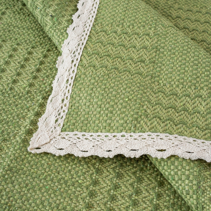 91家纺网 家纺一手货源 找家纺 火星时代 H-619意大利绒沙发垫套装 棉线编织-青山绿水