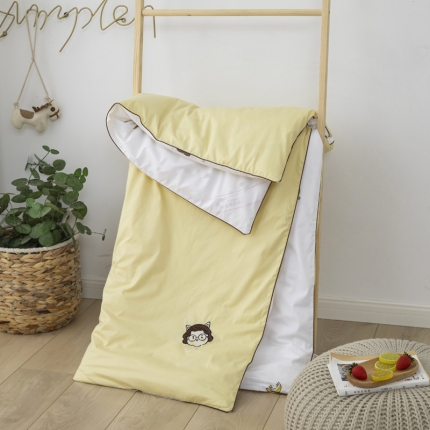 91家纺网 家纺一手货源 找家纺 （总）全棉绣花儿童被子幼儿园宝宝午睡可拆洗被套被芯纯棉活套被