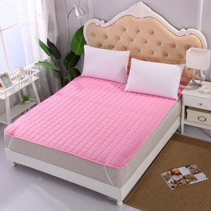 床垫软垫家用1.8m双人薄款保护垫防滑床褥子单人学生宿舍床铺垫被 粉色