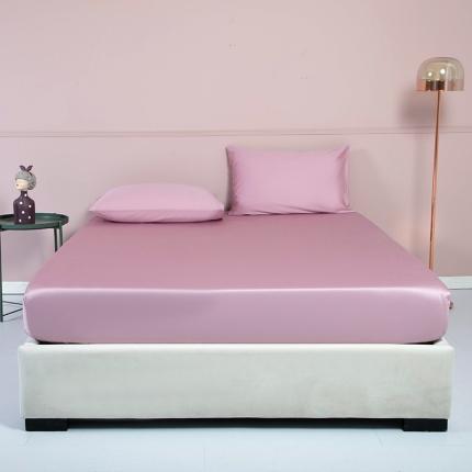 91家纺网 家纺一手货源 找家纺 久典 2020新款60S长绒棉单品床笠 烟粉色