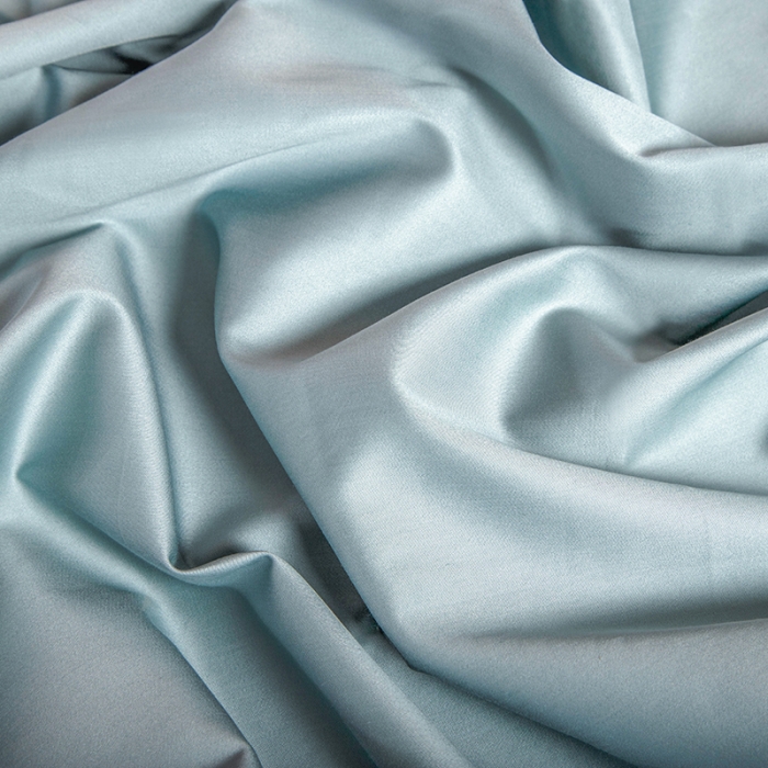 91家纺网 家纺一手货源 找家纺 久典 2020新款60S长绒棉单品床笠 冰水蓝